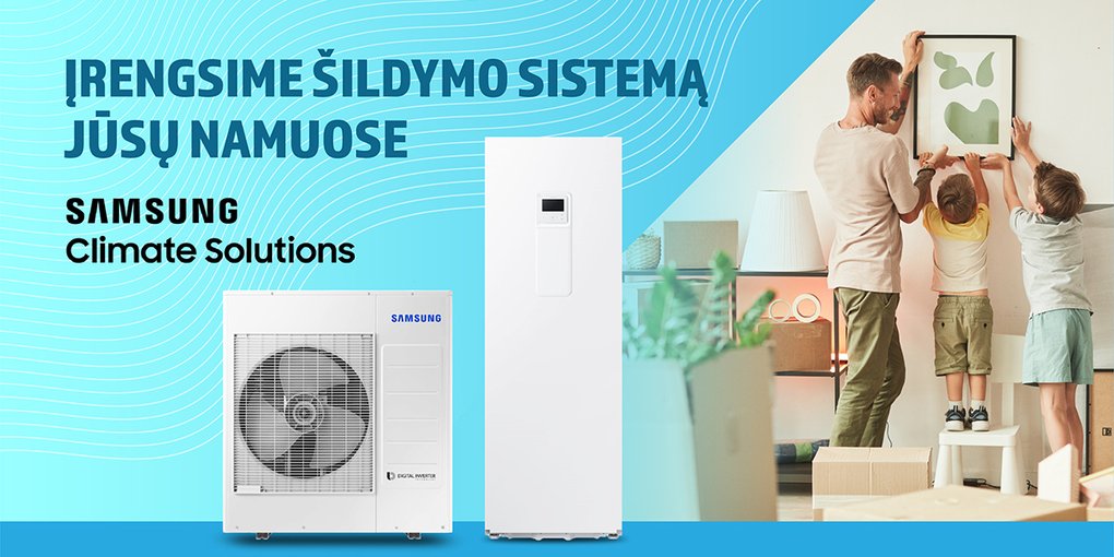 Įrengsime šildymą