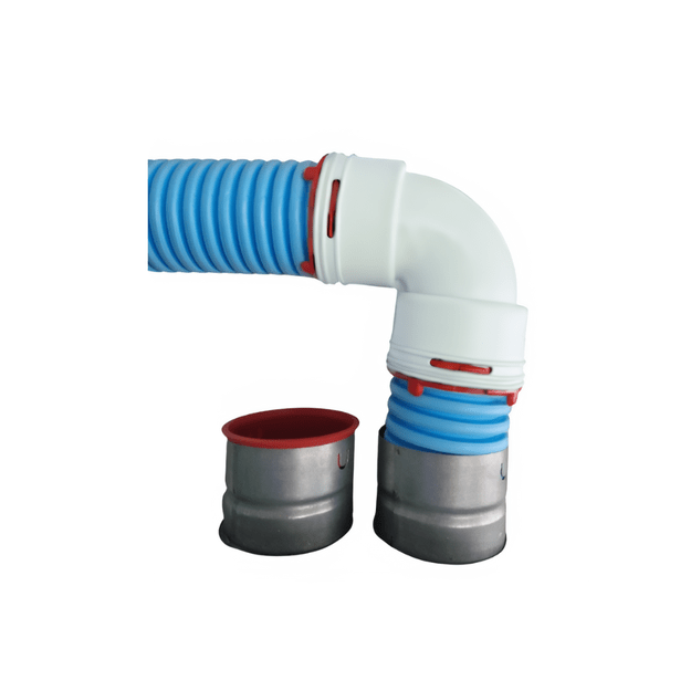 90 laipsnių alkūnė d75 ortakiui 1