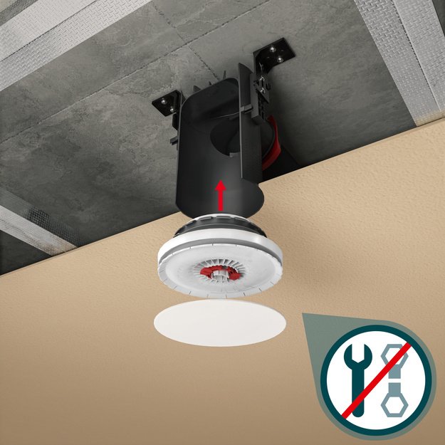 Zehnder ComfoValve Luna E125 vėdinimo difuzorius oro ištraukimui, baltas 3