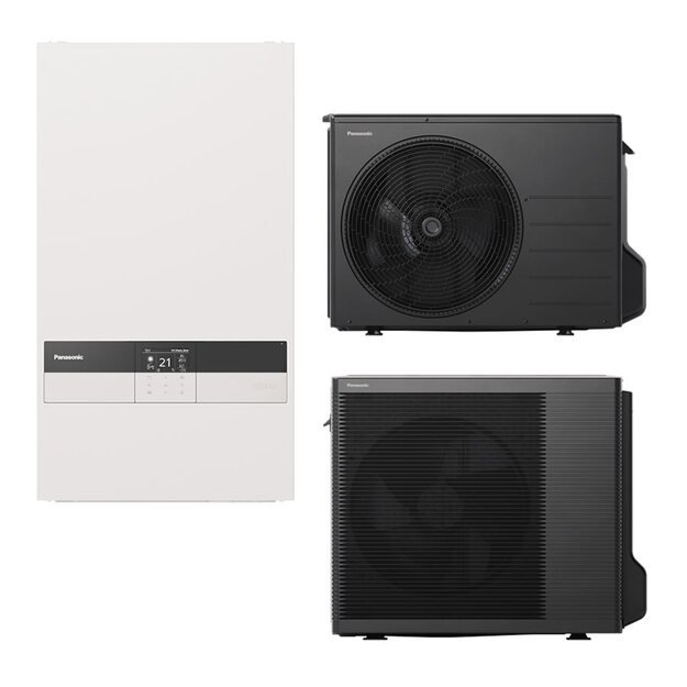 Panasonic Aquarea šilumos siurblys Bi-Bloc 3 kW R32, K karta