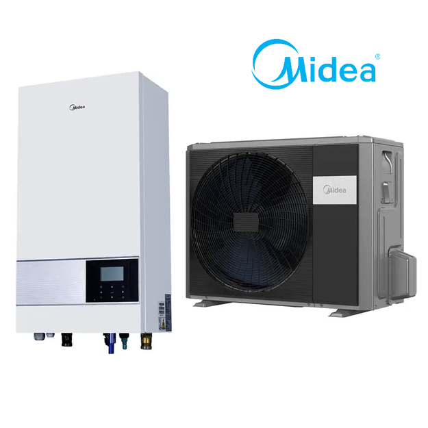 MIDEA M-Thermal Arctic Split tipo 8.30-8.40 kW šilumos siurblys oras-vanduo, MHA-V8W/D2N8-B2+HB-A100/CGN8-B2