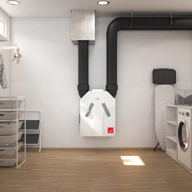 Plokštelinis ENTALPINIS rekuperatorius Zehnder ComfoAir 375 ERV