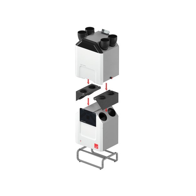 Zehnder ComfoClime 24 ir ComfoAir Q350 ERV entalpinio rekuperatoriaus komplektas 4