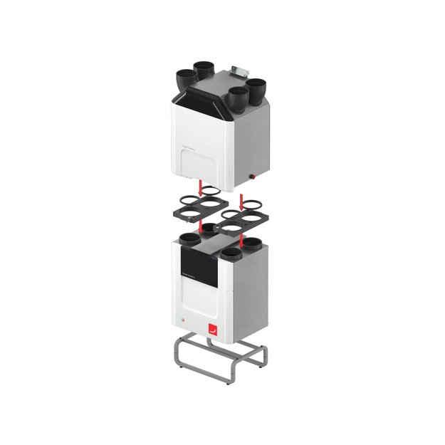 Zehnder ComfoClime 24 ir ComfoAir Q350 ERV entalpinio rekuperatoriaus komplektas 5