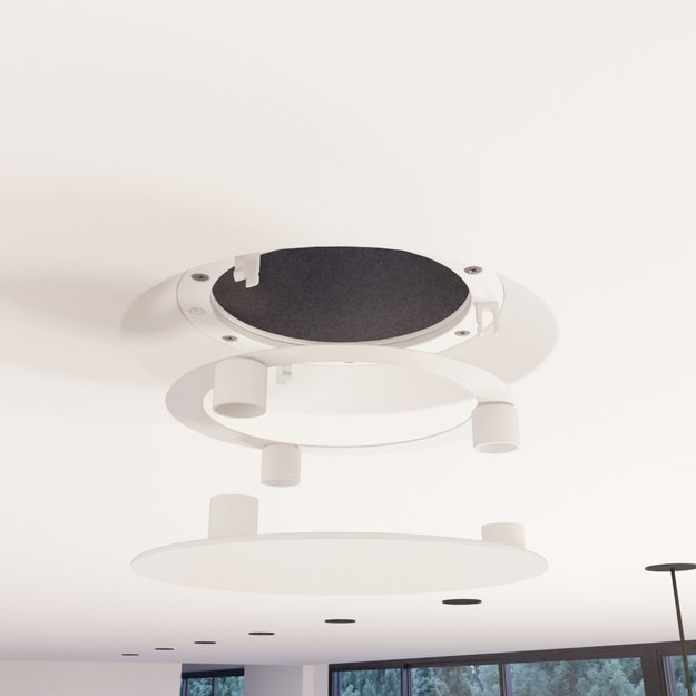 Berėmis difuzorius įtempiamoms luboms DRS 2x75 su dėžute 2