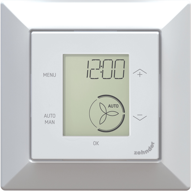 Sieninis valdymo pultas ZEHNDER ComfoSense C67 (ComfoAir 180/200/375 rekuperatoriams)