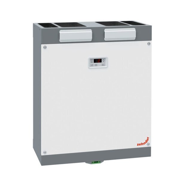 Plokštelinis ENTALPINIS rekuperatorius Zehnder ComfoAir 180 ERV su VALDYMO PULTU ir DN125 adapterių komplektu