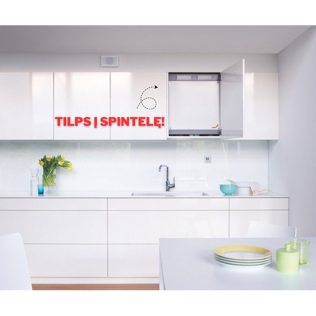 Plokštelinis ENTALPINIS rekuperatorius Zehnder ComfoAir 180 ERV su VALDYMO PULTU ir DN125 adapterių komplektu