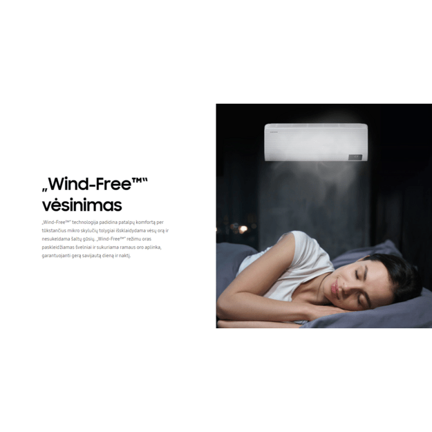 Samsung WindFree™ Comfort S2 2.5/3.2 kW oro kondicionierius su WIFI (komplektas) 2