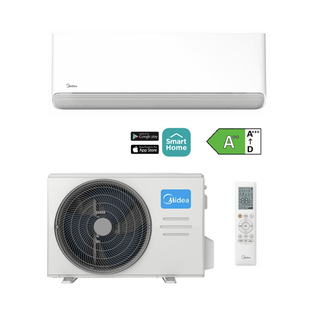 Midea Breezeless E sieninio oro kondicionieriaus 5.3/5.6 kW komplektas