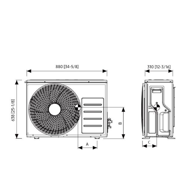Samsung WindFree™ Premiere 5.0/6.0 kW oro kondicionierius su WIFI (komplektas) 8