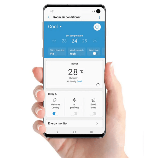 Samsung WindFree™ Comfort S2 5.0/6.0 kW oro kondicionierius su WIFI (komplektas) 3