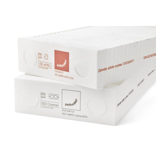 Originalūs Zehnder EVO 3/4 rekuperatoriaus filtrai