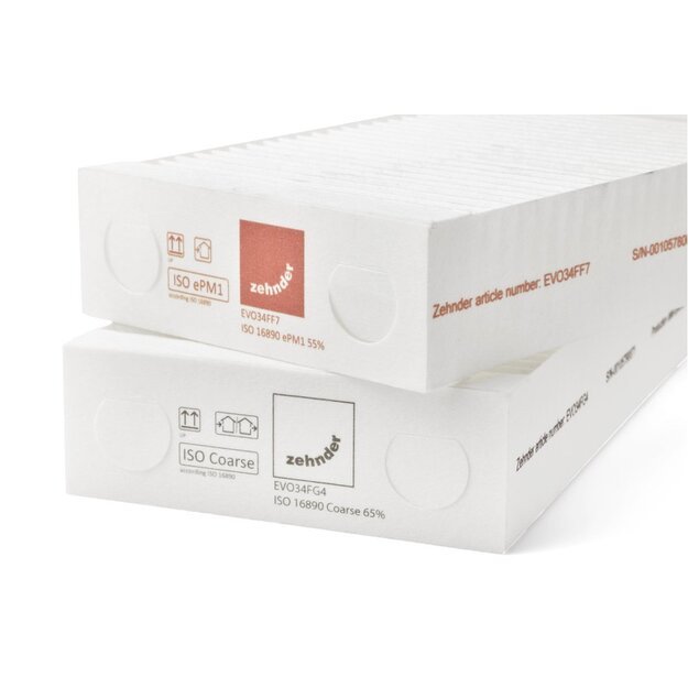 Originalūs Zehnder EVO 3/4 rekuperatoriaus filtrai 1