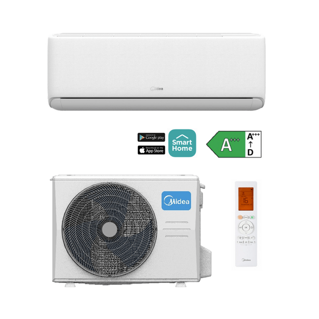 Midea RAYNOR sieninio šilumos siurblio oras-oras 3.5/4.2 kW komplektas