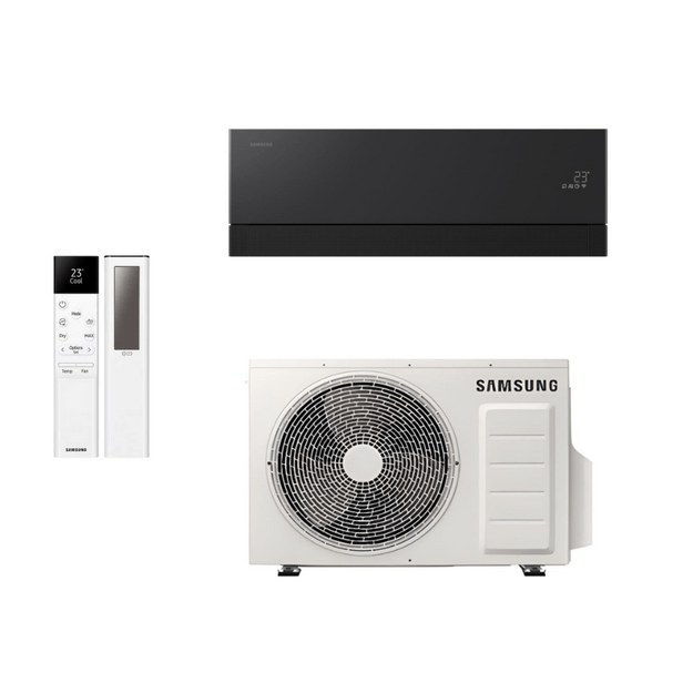 Samsung WindFree™ Premiere Plus Black 3.5/4.0 kW oro kondicionierius su WIFI (komplektas)