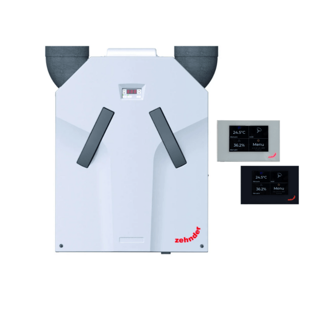 Plokštelinis ENTALPINIS rekuperatorius Zehnder ComfoAir 375 ERV su VALDYMO PULTU Multi Control ir WIFI valdymu