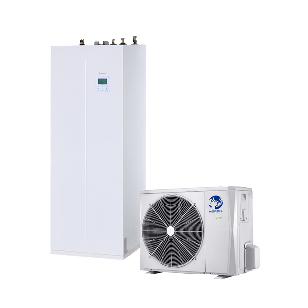 NØRDIS Optimus Pro Split 6.20-6.55 kW šilumos siurblys oras-vanduo su 190l integruota talpa