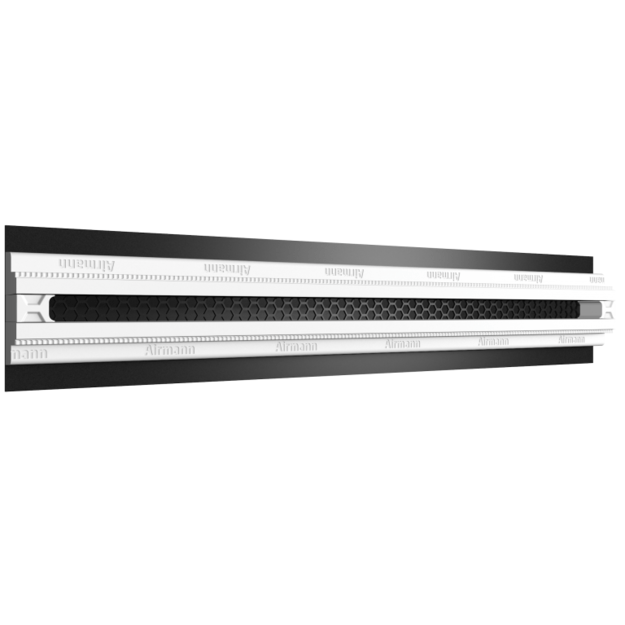 Gipsinis priglaistomas plyšinis vėdinimo difuzorius Airmann Line, 60 cm, vieno plyšio