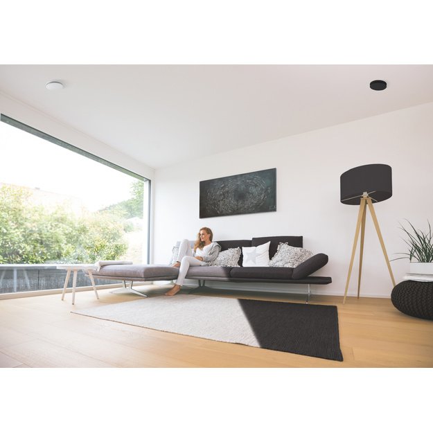 Zehnder ComfoValve Luna S125 vėdinimo difuzorius oro padavimui, juodas 3