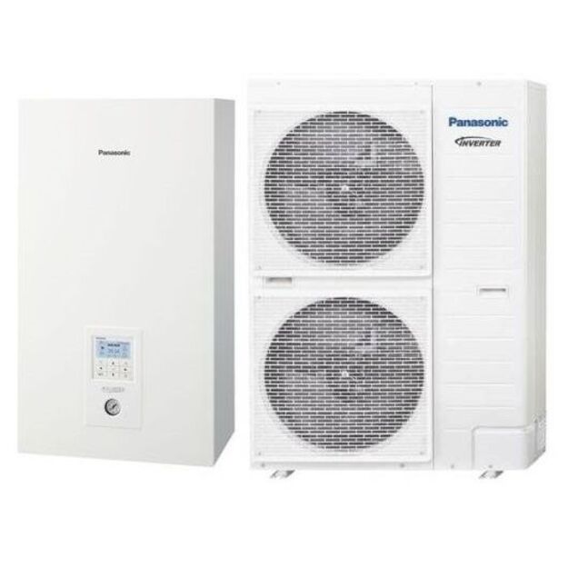 Panasonic Bi-bloc 16kW oras-vanduo šilumos siurblys 3 fazių
